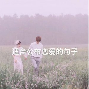 ​用一句话宣布恋爱了 一句话公布恋情